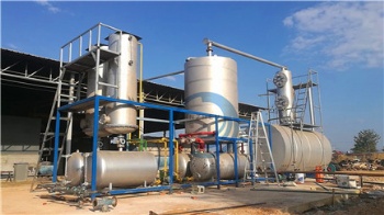 Batch Type Waste Engine Oi Distillation Plant